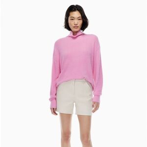 Wilfred Free Hush Knit Turtleneck Pink Sweater